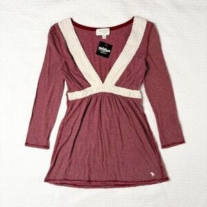 Abercrombie & Fitch RARE stripe babydoll top